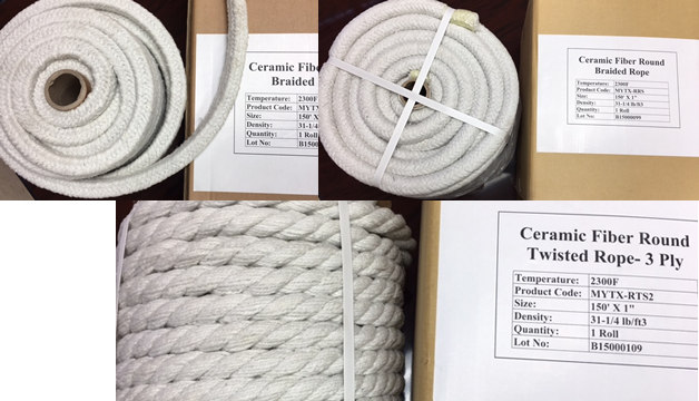 Ceramic Fiber Ropes